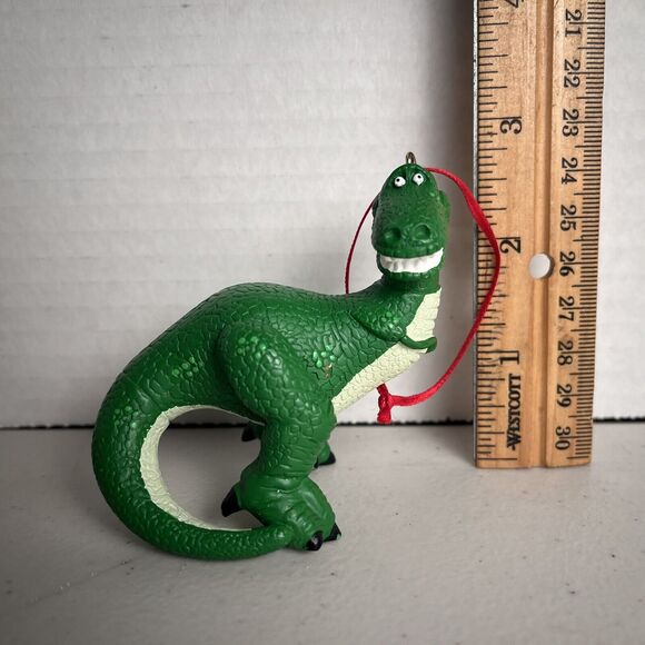 Disney Toy Story Pixar REX Green Dinosaur Christmas Ornament Xmas Holiday 2.5" - Picture 3 of 9